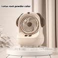 thumbnail image 1 of Sktrjpolfis Cartoon Dog Misting Fan, USB Powered Table Fan, Adjustable Speed, Evaporative Cooling & Humidifying, for Bedroom Office, 1 of 5