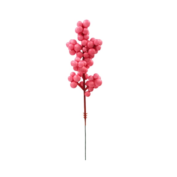 Sktrjpolfis Easter Artificial Pine Needle Branches, Plastic, 35.43 In, Spring Berry Stems for Home Decor