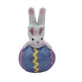 thumbnail image 1 of Sktrjpolfis Easter Bunny Resin Decor 6.29x3.58in Rabbit Ornament for Home Living Room Garden Blue Pink Yellow, 1 of 5