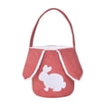 thumbnail image 1 of Sktrjpolfis Easter Bunny Tote Bag Basket Egg Candy Storage Bag for Holiday Decor, 1 of 5