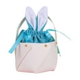thumbnail image 1 of Sktrjpolfis Easter Rabbit Ears Bag PU Leather Handlebag Children Egg Gift Bag Party Decoration, 1 of 5
