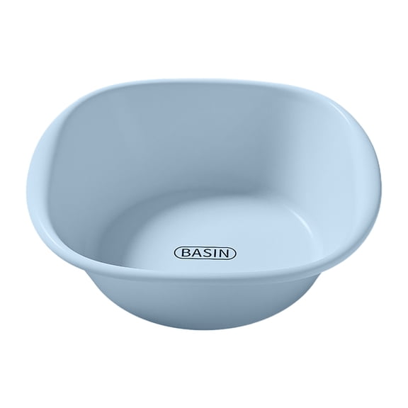 Sktrjpolfis Thickened Square Plastic Basin Portable Washbasin ,for Washing, Cleaning, Foot Bath Dishes, Face Cleansing