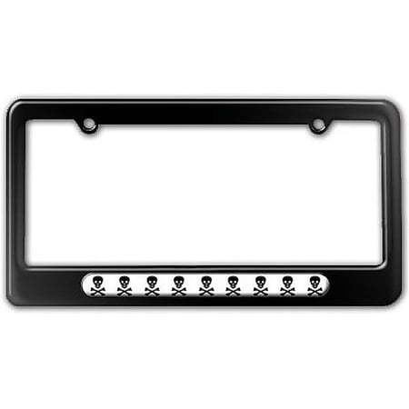 Skull And Crossbones - Poison License Plate Frame