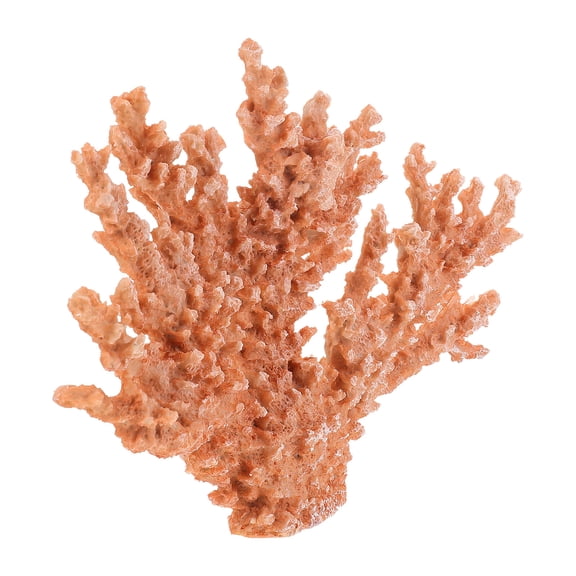 Decorative Coral Decor Artificial Coral Tree Household Coral Ornament Resin Faux Coral Delicate Desktop Coral Sculpture Decor (1)