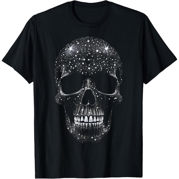 Skull Art Graphic Drawing Motif Skull T-Shirt - Walmart.com