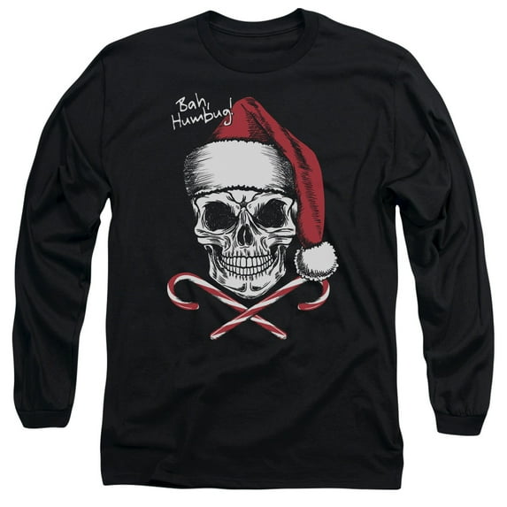 - Skull Bah Humbug - Long Sleeve Shirt - XX-Large