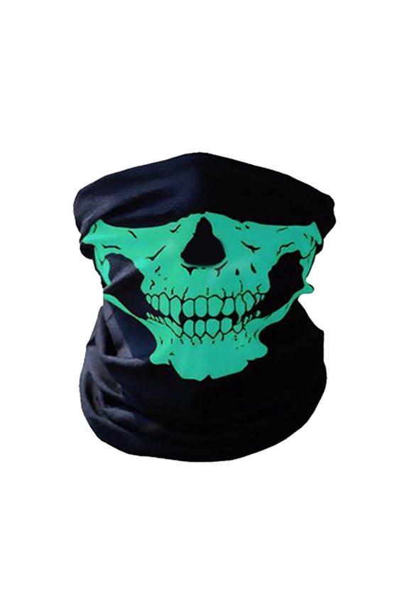 Skull Balaclava & Ghost-Mask Half Face, Lightweight Sun Protection Seamless for Motorcycle Riding, Skiing, Motorcycle Face Masks for Men