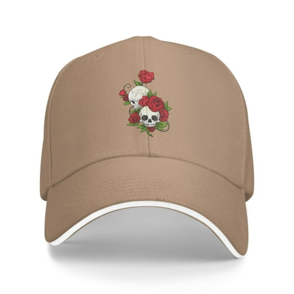 Skull Baseball Caps for Men Women Fashion Summer Casquette Adjustable Casual Trucker Hats for Outdoor Activities