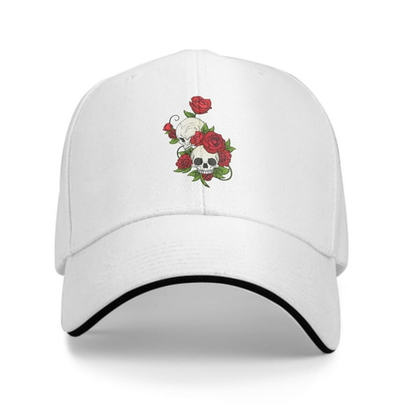 Skull Baseball Caps for Men Women Fashion Summer Casquette Adjustable Casual Trucker Hats for Outdoor Activities