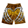 thumbnail image 1 of Skull Beach Short Pants Skeleton Hand Print Men Women Gym Shorts Quick Drying Trunks Ice Shorts, 1 of 7
