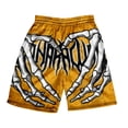 thumbnail image 1 of Skull Beach Short Pants Skeleton Hand Print Men Women Gym Shorts Quick Drying Trunks Ice Shorts, 1 of 7