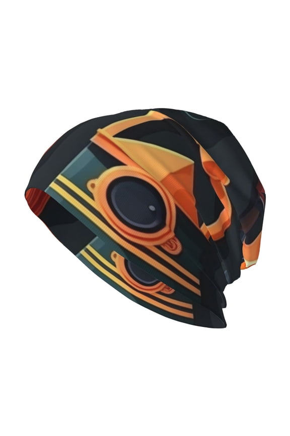 Skull Beanie Cap Slouchy Knit Hat Headwear Warm for Men Women , Firefighting Items Firefighter Fire Fighter