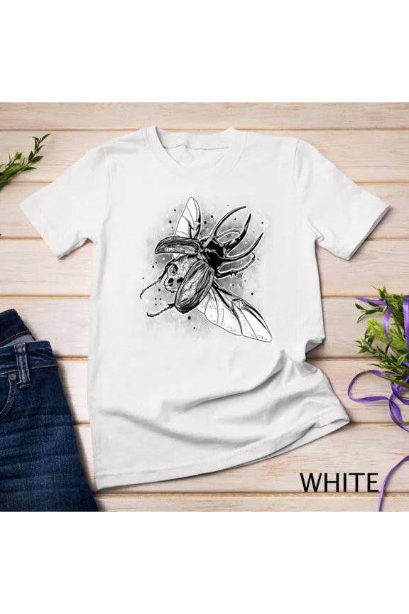 Skull Beetle Unisex S-5Xl T-Shirt Birthday Gifts; For Men & Women, Unisex T-Shirt