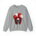 thumbnail image 1 of Skull Blood Roses Red Balloons Unisex Heavy Blend™ Crewneck Sweatshirt, 1 of 7