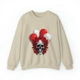 thumbnail image 1 of Skull Blood Roses Red Balloons Unisex Heavy Blend™ Crewneck Sweatshirt, 1 of 7