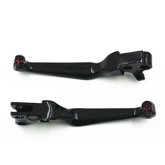 Skull Brake Clutch Levers for Harley Softail Sportster Cruiser Road King Fat Boy Night Train Dyna Cruiser
