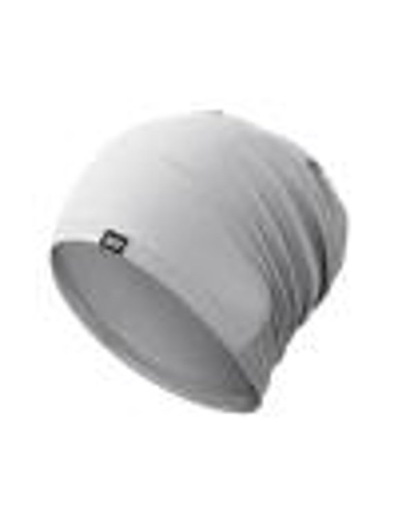 Skull Cap Unisex Breathable Mesh Ice Silk Cap, Lightweight Sweat Wicking Beanie for Running Gym Fitness Gray One Size