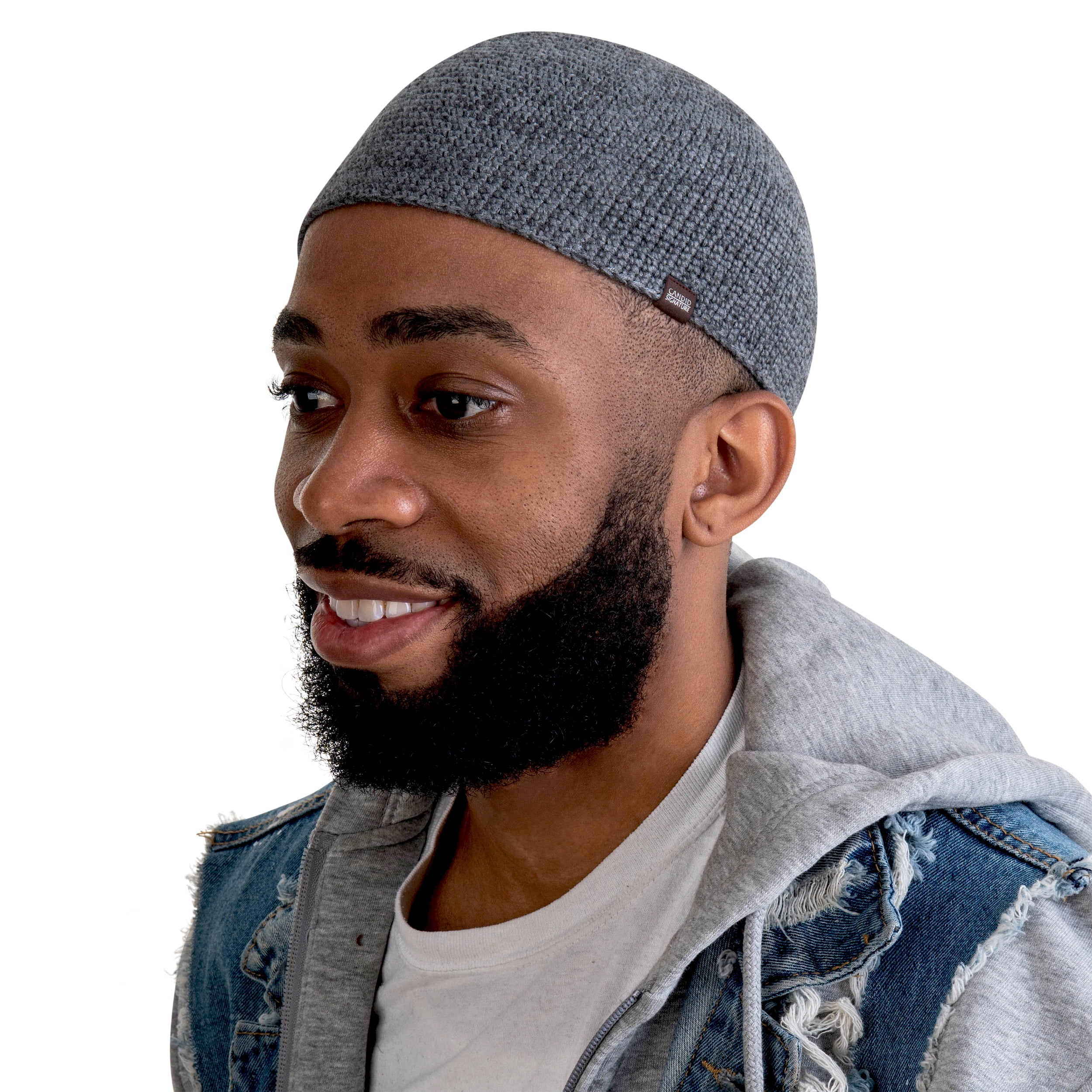 Skull Caps for Men Handmade Knit Cap with Breathable