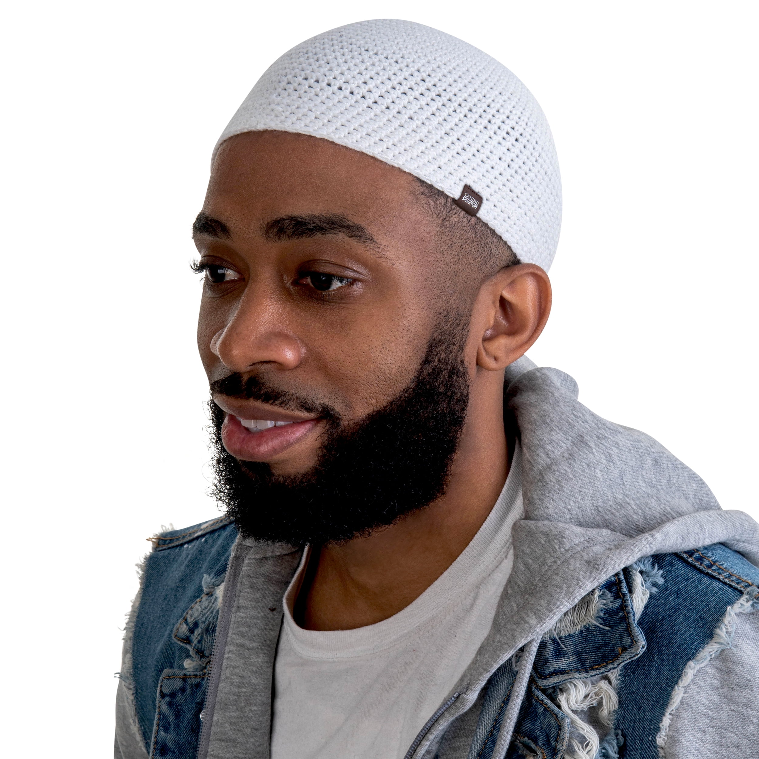 Skull Caps for Men Handmade Knit Cap with Breathable