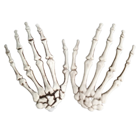 Skull Claw Skeleton Model Scary Bone Hands for Halloween Decoration Horror Prank Cosplay Party Haunted House Terror