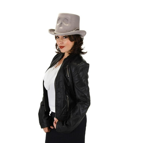 Skull Coachman Hat Adult Costume Accessory