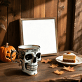 thumbnail image 1 of Skull Coffee Mug,Sparkly Skull Coffee Mug Gothic Tea Cups ,Skull Coffee Cup,Gothic Porcelain Tea Cup With Gold Trim, Skullcoffee Mug Halloween Gifts, Great For Coffee Lovers Unique Gift, 1 of 11
