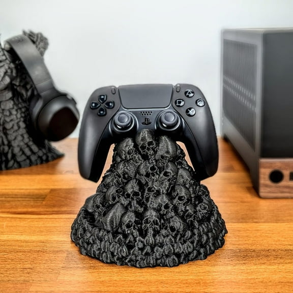 Skull Controller Stand - Controller Holder - Gifts For Gamers - For PS5, XBOX, Or Nintendo Switch