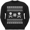 thumbnail image 1 of Skull & Crossbones Black Crew Neck Sweatshirt, 1 of 6