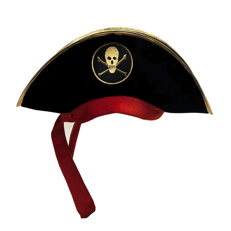 Pirate Hat Adult Black Skull And Crossbones Pirate Hat Adult Black Skull And Crossbones
