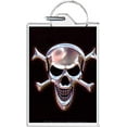 thumbnail image 1 of Skull & Crossbones Metallic Keychain, 1 of 1