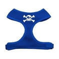 thumbnail image 1 of Skull Crossbones Screen Print Soft Mesh Harness Blue Medium, 1 of 2