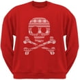 thumbnail image 1 of Skull & Crossbones Silhouette Red Adult Sweatshirt, 1 of 1
