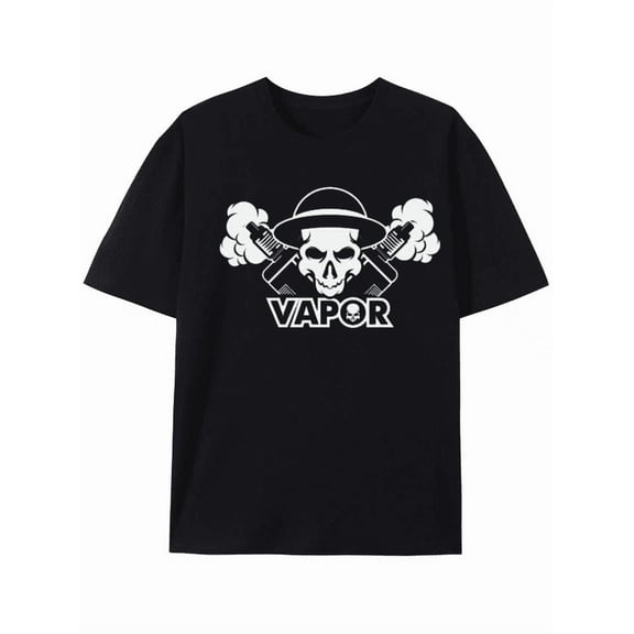 Skull & Crossbones Vapor Graphic Tee for Vapers