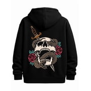 Skull Dagger funny hoodies skeleton mens machine washable black Casual Sporty Style halloween fire idk Classic Unisex Shirt Graphic tshirts Original Unisex Shirt Crewneck tshirts
