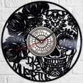 thumbnail image 1 of Skull Day of The Dead Vinyl Record Wall Clock Retro style Wall clock Silent Home Decor Unique Art Special Home Accessories Creative Personality Gift, 1 of 8