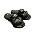 thumbnail image 1 of Skull Design Summer Single Band Slides,2024 Unique Skull Shape EVA Pillow Slippers for Women and Men, Fashion Non-Slip Thick Quick Drying Shower Slides Bathroom, 1 of 6