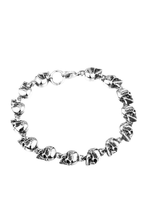 Skull Designs Metal Bracelet for Men and Women with Taste for Elegant Styles