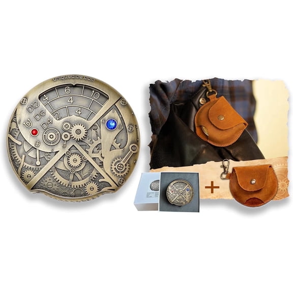 UD Unique Dice Polyhedral Skull Dice Set for DND, RPG, and Table Games