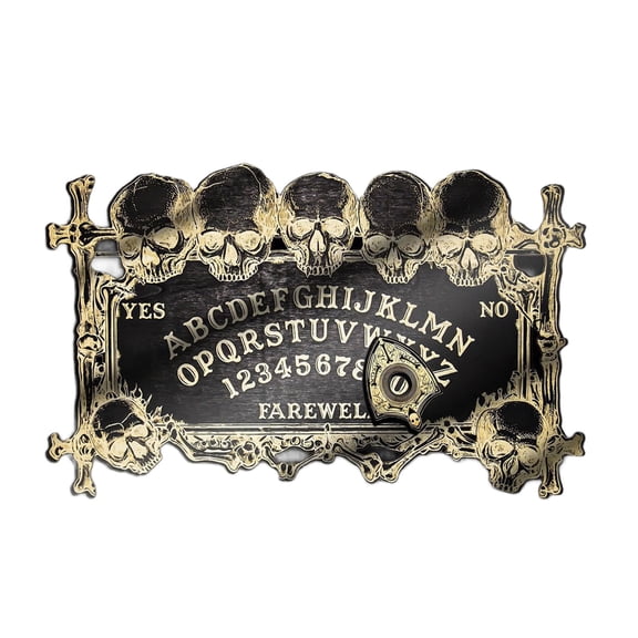 Skull Divination Board Talking Board Game Metaphysical Message Telling Tool Mystical Game Enduring