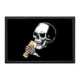 thumbnail image 1 of Skull Drinking Beer - Removable Patch, 1 of 3