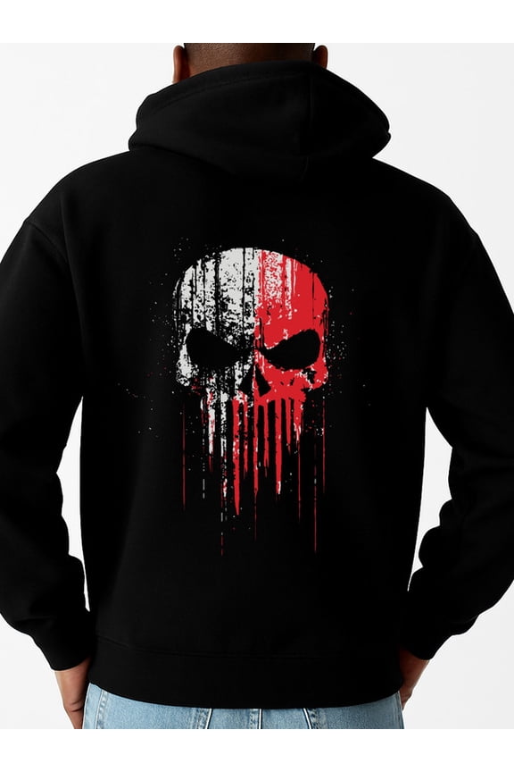 Skull Drip Hoodie graphic hoodies fire skeleton men's regular fit black Drawstring Comfortable Oversized Hooded Pullover Sweatshirt Christmas fire idk Unique Design Unisex Shirt Cotton tshirts