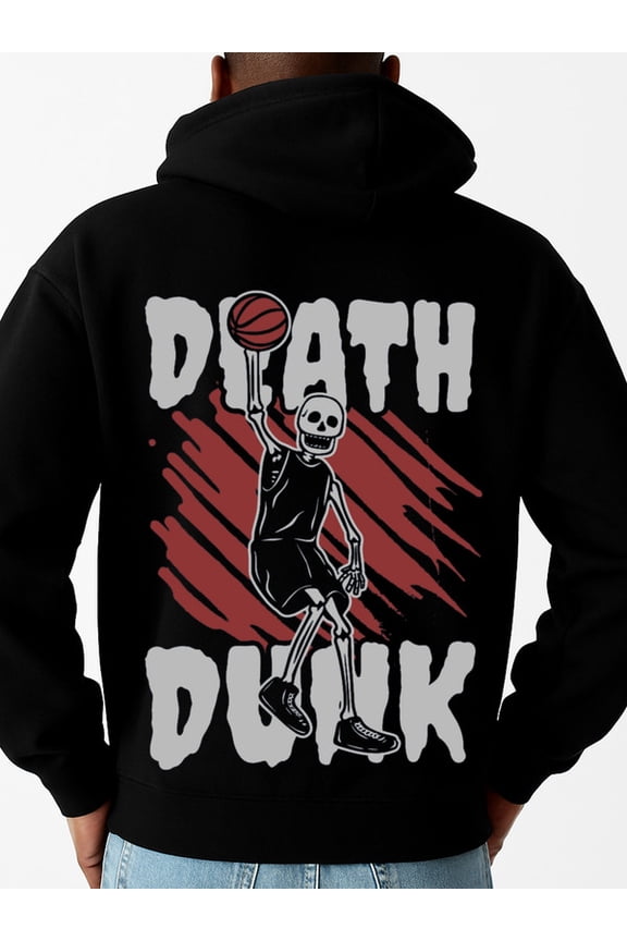 Skull Dunk Hoodie sweatshirt for men hooded sweatshirt black Warm, suitable for casual wear, perfect for outdoor activities Daily and Weekend Wear aesthetic Vintage Unisex hoodie