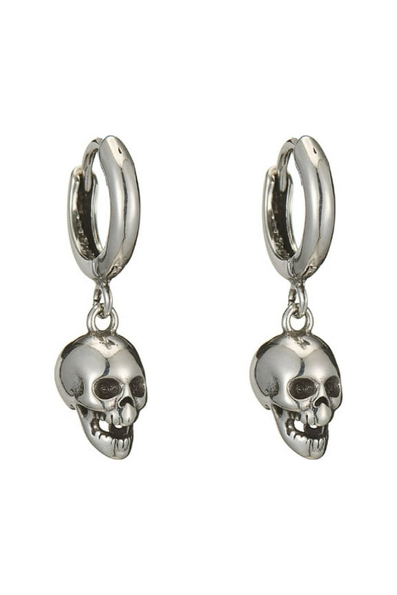 Skull Earrings for Women Men Stud Earrings Gothic Hip Hop Jewelry Skeleton Charm