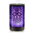 thumbnail image 1 of Skull Essential Oil Diffuser, Daroma 100ml Metal Aromatherapy Ultrasonic Cool Mist Humidifier Air Scent Home Office Gift, 7 Colors Changed LED Mood Light, Waterless Auto-Off, 1 of 7