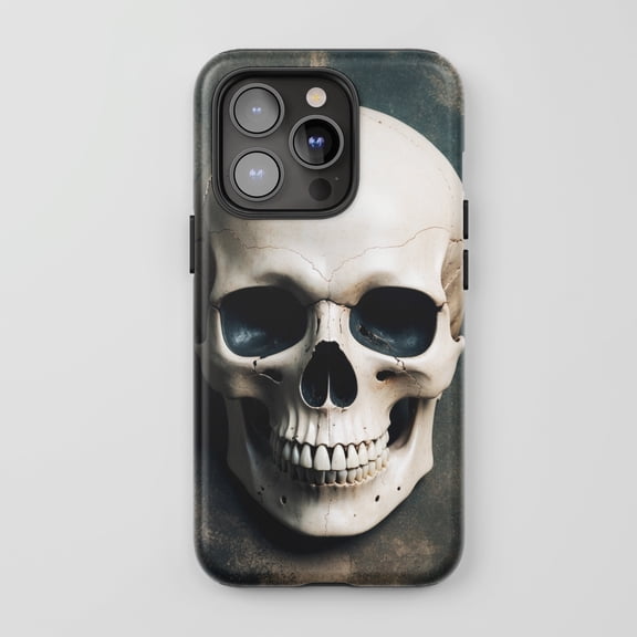 Skull For All iPhone Series Tough Phone Case Gothic Dark