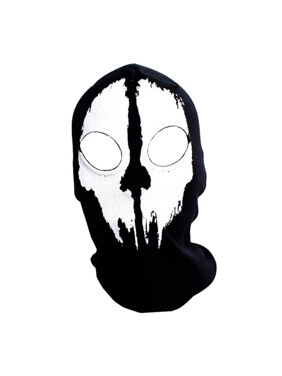 Skull Full Face Mask Balaclava for Men Women, Breathable Elastic Halloween Costume Face Cover, Versatile Headwear for Cycling Skiing Motorcycle Outdoor Sports Party