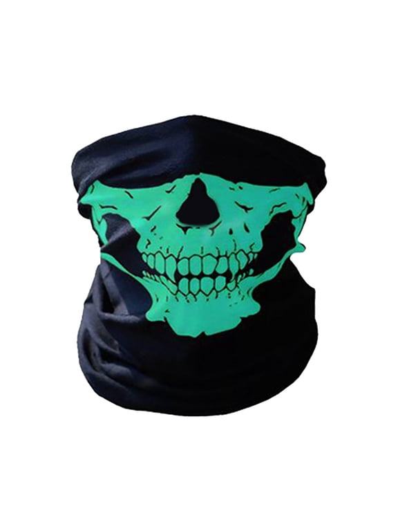 Skull Ghost Mask Half Face – Motorcycle Face Masks For Men With Cool Design