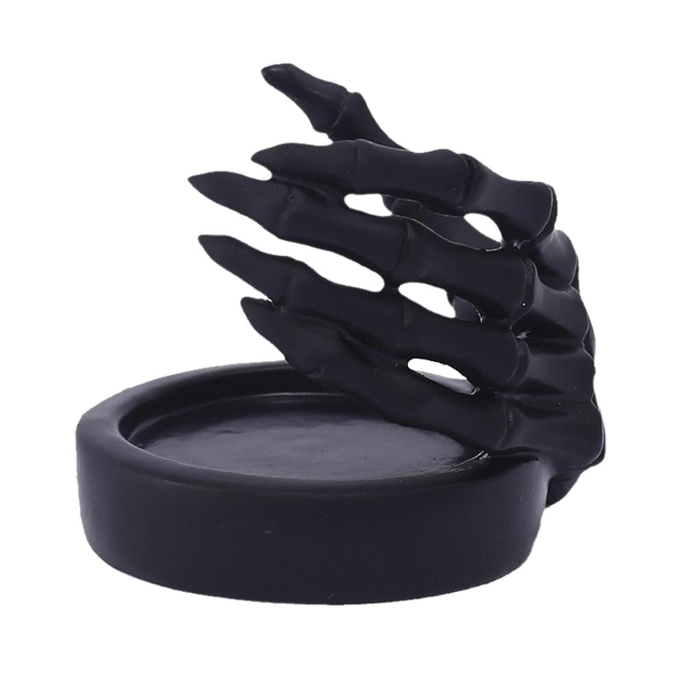 Skull Hand Candle Holder Multifunctional Resin Candlestick Stand