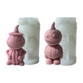thumbnail image 1 of Skull Head Halloween Candle Molds - Skull Shape Silicone Mold for Candles, Resin, Chocolate - DIY Aromatherapy Decoration, 1 of 6