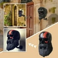 thumbnail image 1 of Skull Head Helmet Holder Beard Essential for Stand Crafts Wall Decor, 1 of 8